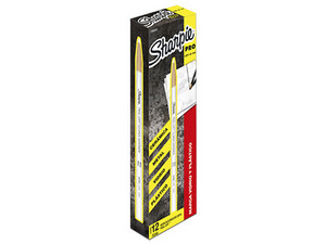 Marcador de Cera Sharpie, Color Blanco, Caja con 12 Pzs.