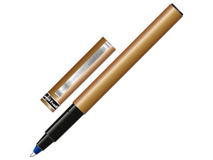 Bolígrafo Uni Ball ROLLER DELUXE de punto Fino, Color Azul, 1 pieza.