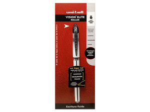 Bolígrafo Vision Elite Uni-ball Negro, 1 Pieza, Punta Mediana(0.8 mm)