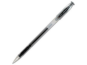 Bolígrafo de gel ZEBRA J-ROLLER RX, Punta fina de 0.5mm, 12 pzas, Color Negro.