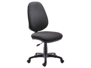 Silla de Oficina Ergo 1348, Soporta hasta 115kg, Ergonómica. Color Negro.