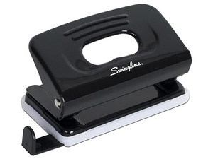 Perforadora ACCO Brands P1427, 2 Orificios, Distancia de 8cm. Color Negro.