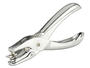 Perforadora ACCO Brands P5432, 1 Orificio. Color Plata.