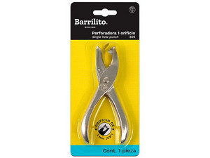 Perforadora Barrilito, 1 Orificio, 1/8", Blister.