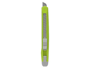 Cutter Plástico Barrilito CD740, Navaja 9mm, 1 pieza.