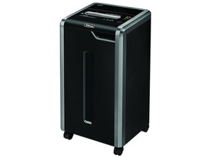 Trituradora Fellowes 325Ci de Corte Cruzado, Capacidad de 22 Hojas, Cesto de 22 Galones, Color Negro