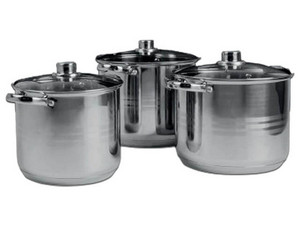 Set Ollas Profundas Queen Sense de 6 piezas con tamaños de 22, 24 y 26 cm AI SOA025-00