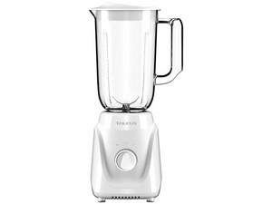 Licuadora Taurus Menina: 300W, 2 velocidades, vaso de vidrio de 1L, cuchillas de acero inoxidable desmontables, sistema Easy Fit, ideal para batidos y mezclas.