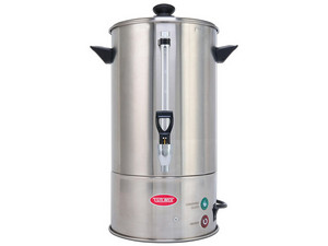 Cafetera Percoladora TURMIX PERC50, 50 Tazas, Acero Inoxidable, Medidor de Agua, Auto Apagado, Color Plata.