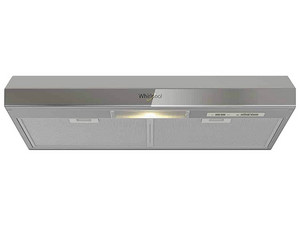 Campana Whirlpool WH7610DD, 76cm, Empotrable, Acero Inoxidable. Color Gris.