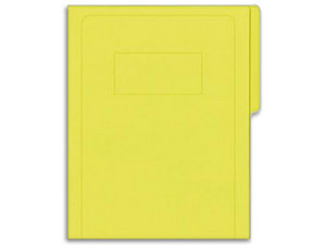 Carpeta Pressboard Kyma con palanca. Tamaño Carta. Color Amarillo.