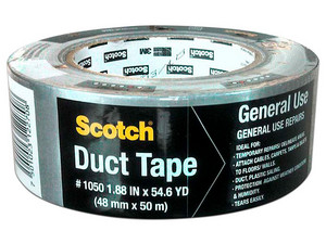 Cinta Sellaductos 3M, Rollo de 48mmx50m, Color gris, 1 Pieza.