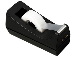 Despachador 3M Scotch C-38 para Cinta Adhesiva. Color Negro.
