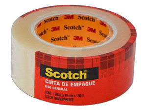 Cinta Adhesiva Scotch 3M Transparente 810, 48mm x 150m, 1 pieza.