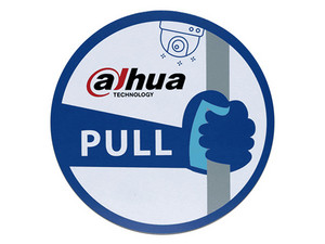 Calcomanía para puertas Dahua MATPRO041, Para puertas de cristal, Color Blanco.