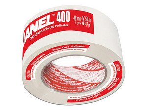 Cinta Adhesiva Doble Cara Janel de 48mm x 50m, Transparente.