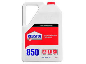 Pegamento Liquido RESISTOL 850, 4Kg, Color Blanco.