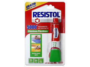 Pegamento de contacto Resistol 5000 plásticos flexibles 21 ml