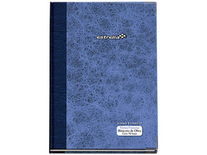 Cuaderno Estrella 0469 Bitácora de Obra, Forma Francesa de 96 hojas.