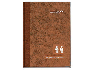 Libro Estrella Registro de Visitas, 96 hojas.