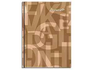 Cuaderno Estrella de Raya, Tamaño 1/4, Tipo Francesa, Con Índice, 96 Hojas.