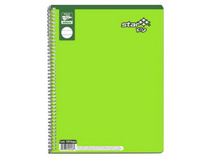 Cuaderno Estrella Profesional C5, 100 hojas. Color Verde.