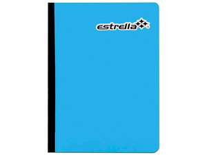 Cuaderno Estrella Profesional Cosido de Cuadro C7, Forma Francesa de 100 hojas.
