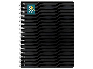 Cuaderno Francesa SAZZ Classic 94011 Doble Aro, Pasta Semi Rígida, Raya, 100 hojas. Unicolor.