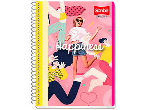 Cuaderno Scribe  Mega Plus de Cuadro Chico, Forma Francesa, 96 hojas.