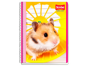 Cuaderno Profesional Scribe Mega Plus Blanco, Espiral, 100 Hojas.