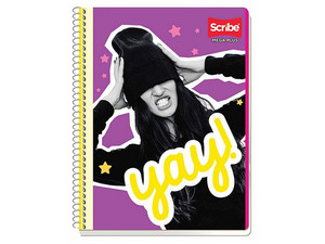 Cuaderno Scribe Mega Plus, Cuadro grande, 100 Hojas.