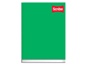 Cuaderno Scribe de Cuadro Grande, Pasta Dura, Forma Francesa, 192 Hojas, Colores Variados Aleatorios.