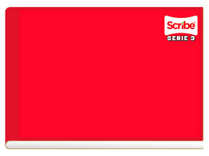 Cuaderno Scribe Cosido Serie 3, Tamaño Italiano, Formato C7, 100 hojas.