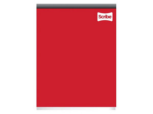 El Block Pegado Scribe Profesional C7 Cuadro Grande 80 Hojas (Modelo 4553) mide 8.5 x 11 cm y contiene 80 hojas con cuadros de 7 mm, ideales para notas profesionales.