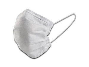 Cubrebocas Desechable 3M, 3 Capas, color blanco. 20 pzas.