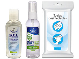 Kit Sanitizante Escolar Prolicom Incluye Gel Antibacterial Spray