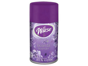 Aromatizante en Aerosol WIESE, de 256ml, Fragancia Lavanda.