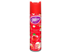 Aromatizante en Aerosol Wiese de 400 ml / 323 gr, Aroma Manzana/Canela.