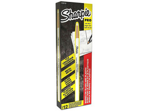 Marcador de Cera Sharpie 2229132, Caja con 12 Piezas. Color Blanco.