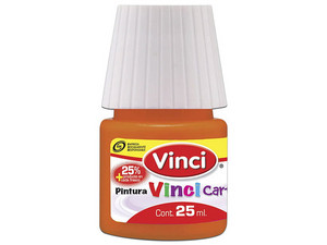 Pintura Cartel Vinci 25 ml Amarillo Obscuro #52, Caja Con 10 Piezas.