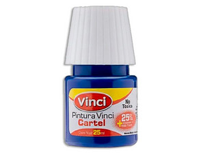 Pintura Vinci Cartel en color azul prusia (67) viene en presentación de 20 ml, ideal para proyectos artísticos y manualidades.