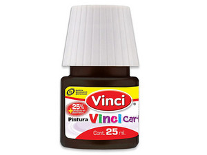 Pintura Vinci para cartel, color café, 20 ml.