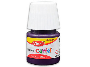 Pintura Vinci para cartel, color violeta, 20 ml.