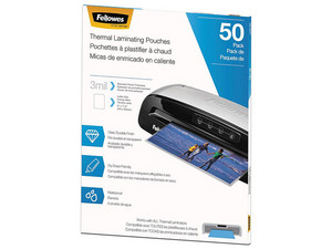 Cubierta Fellowes para Laminadora T/Carta 3 Micras C/50 piezas