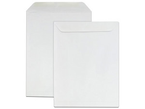 Sobre Engomado Tamaño Carta Fortec B-23-BG, 50 Piezas, Color Blanco.