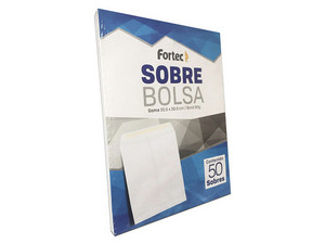 Sobre Fortec B-30-BG, Tamaño Legal, 50 Piezas, Color Blanco.