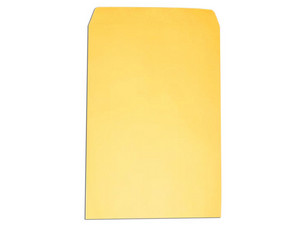 Sobre Manila KYMA SOB1-TE-MA, Tamaño Esquela, Color Amarillo, Caja con 50 Piezas.