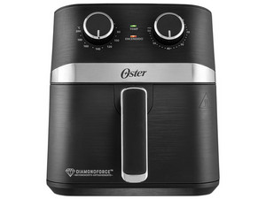Freidora de Aire Oster Manual, 4L, Recubrimiento DiamondForce, Controles de Tiempo y Temperatura.