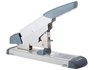 Grapadora Swingline Heavy Duty de Tira Completa, Media Pulgada, Color Gris.