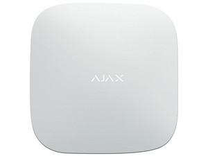 Panel de Control de inteligente Ajax Hub 2 4G, 2000m de Alcance, 100 Dispositivos, Ethernet, LTE. Color Blanco.